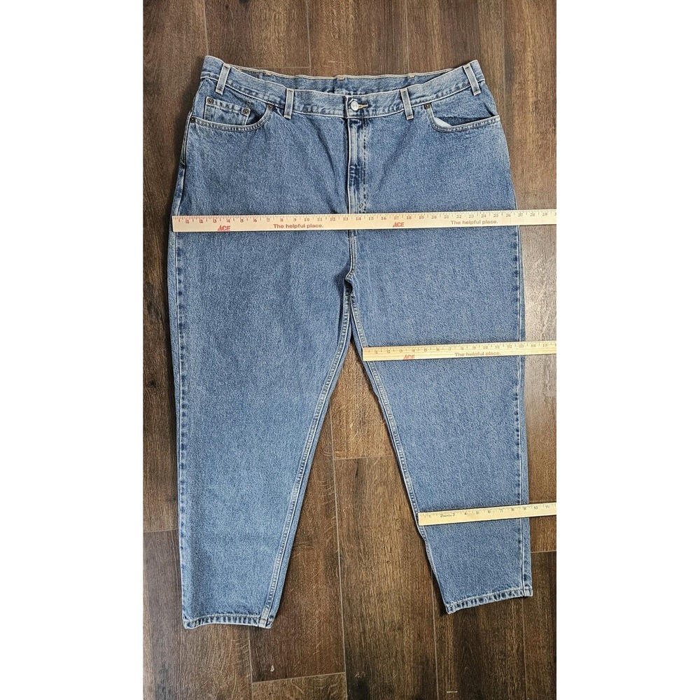 Y2k Levi's 550 Jeans Plus Sz 24S‎ Relaxed Fit Black Tagt - Picture 6 of 16